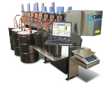 N20LC Automated liquid batch blending ink dispenser